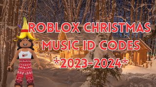 ROBLOX Christmas Music Codes IDS WORKING 20232024 [upl. by Azila59]