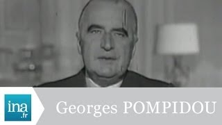 Voeux du président Pompidou pour lannée 1970  Archive vidéo INA [upl. by Cyprio]