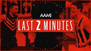 Fremantle v Collingwood  Round 23 2018  AAMI Last Two Minutes  AFL [upl. by Gilder]