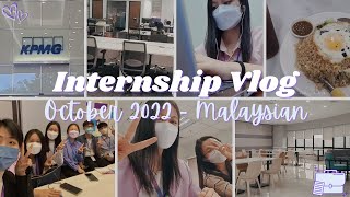 My First Week of Internship at KPMG Malaysia  Malaysian Vlog  October 2022 [upl. by Lleumas]