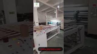 Lead edge 2 color flexo printer slotter Jeytop carton machinery [upl. by Richy]