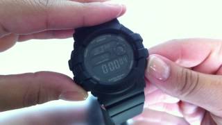 Casio BabyG Digital Blackout Watch BGD1401A [upl. by Lledner81]