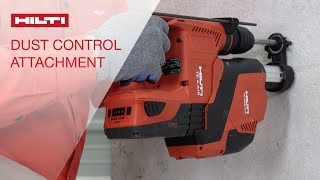 HOW TO use a Hilti combihammer with onboard Dust Removal System [upl. by Buchheim56]