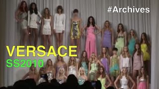 VERSACE  Milan Fashion Week Runway Video Spring 2010 by Designer Donatella Versace  EXCLUSIVE [upl. by Desiree]