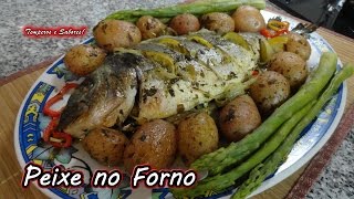 Peixe Dourada no Forno [upl. by Attenov]