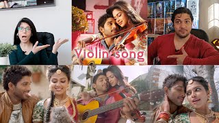 Violin Song Girl Just Reaction  Allu Arjun Amala Paul  Iddarammayilatho [upl. by Atcele]