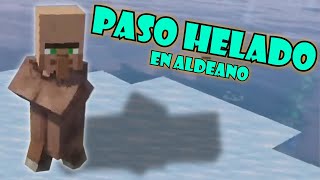 🧊 Como TENER PASO HELADO ❄️ PONER Encantamiento en ALDEANO en MINECRAFT 116 shorts [upl. by Aklam]