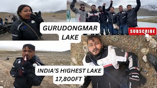 Gurudongmar lake bike ride  Indias Highest lake  17800ft  Kolkata to north sikkim bike ride [upl. by Druce57]