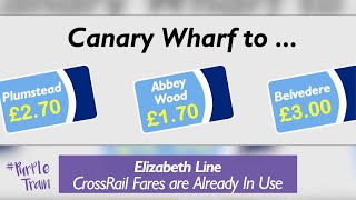 Crossrail Fares are already In Use [upl. by O'Mahony]