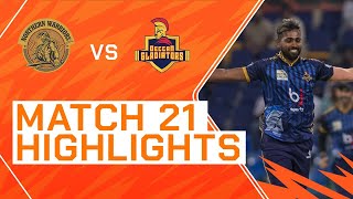 2023 Abu Dhabi T10 Match 21 Highlights Northern Warriors vs Deccan Gladiators  Season 7 [upl. by Cavill]