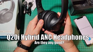 Anker Soundcore Q20i Hybrid Active Noise Cancelling Headphones Review [upl. by Fran]