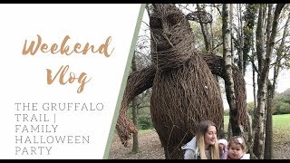 THE GRUFFALO TRAIL  FAMILY PARTY  WEEKEND HALLOWEEN VLOG Pt2  A Little Piece of Eden [upl. by Enneillij]