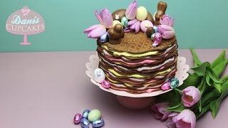 Schoko Waffel Torte Ostertorte Waffle Cake  Danis Cupcakes [upl. by Elocan192]