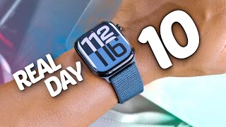 Apple Watch Series 10  REAL Day in the Life [upl. by Dias]