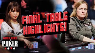 WSOP 2024  Ladies Championship Final Table with Jamie Kerstetter and Shiina Okamoto [upl. by Latsyek479]