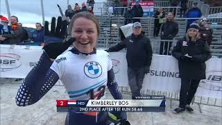 IBSF Womens skeleton Heat 2 Winterberg 20222023 Worldcup 4 [upl. by Odrareve]