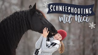 WINTERTAG IM STALL mit Nici ❄️ Schneeshooting  VLOG 54  Pilsali [upl. by Sinnaiy]