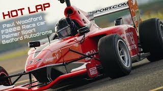 F3000 race car lap of Bedford Autodrome West Circuit  Paul Woodford [upl. by Asilla]