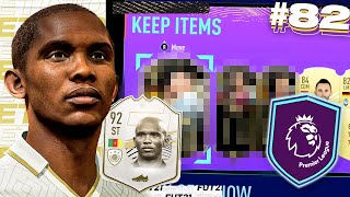 COMPLETING PREMIER LEAGUE SBC THE ULTIMATE PACK ETOOS EXCELLENCE 82 FIFA 21 [upl. by Fording]