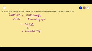 To find out Calorific Value of a fuel [upl. by Grannie]