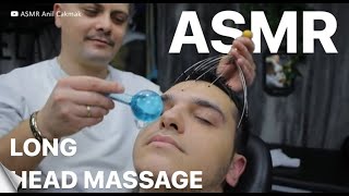 ASMR MASSAGE Like A Space Travel  Long Asmr Head Massage [upl. by Haon]