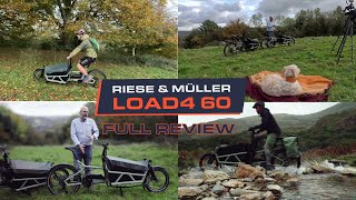 Riese amp Müller Load4 60 Review  The ultimate cargo eBike for adventure [upl. by Nirak]