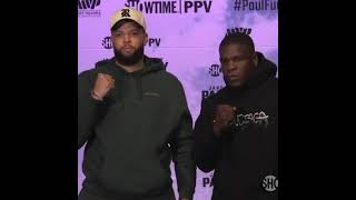 Deron Williams and Frank Gore face off 🥊  shorts [upl. by Assirehc317]