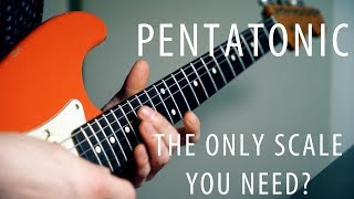 How to Play over Chords ONLY USING THE PENTATONIC scale [upl. by Sluiter918]