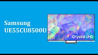 Телевизор Samsung UE55CU8500U  краткий обзор [upl. by Anamor20]