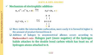 PREPARATION OF HALOALKENES FROM ALKENES amp ALKYNES  HALOALKANES amp HALOARENES7H [upl. by Keane]