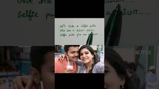 Requested selfiepulla song kathimovie shortsfeed music aniruth vijay samantha handwritten [upl. by Copeland472]