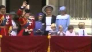 Princess Diana Trooping the Colour Montage [upl. by Watts]