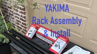 Yakima sightline towers for flush mounted roof rails  HD bars [upl. by Bocyaj]