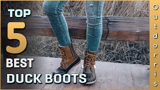 Top 5 Best Duck Boots Review in 2023 [upl. by Nawaj]