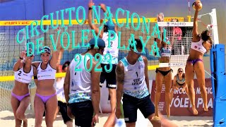 🏐🤾‍♀️🤾‍♂️CIRCUITO NACIONAL DE VÓLEY PLAYA 2023 [upl. by Nnov]