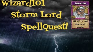 Wizard101 Storm Lord Quest [upl. by Patrick]