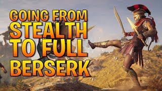 Clearing a Fortress EPIC STYLE  Assassins Creed Odyssey [upl. by Dalston39]