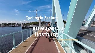 Cycling Terneuzen to Oostburg in the province of Zeeland Netherlands [upl. by Falo]