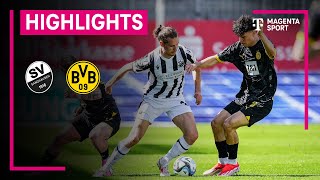 SV Sandhausen  Borussia Dortmund II  Highlights 3 Liga  MAGENTA SPORT [upl. by Hourihan]