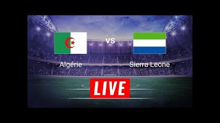 ⚽️⚽️CAN 2022 ALGERIE  SIERRA LEONE LIVE  🇩🇿TAHIA DJAZAIR  COUPE DAFRIQUE  CAN 2022  CAN 2021 [upl. by Eniagrom]