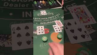 Check Out This WILD Blackjack Hand blackjack casino gambling [upl. by Malvino]