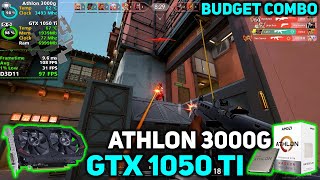 VALORANT BENCHMARK ATHLON 3000G  GTX 1050 TI  16GB RAM  Benchmark 2024 [upl. by Ydna]