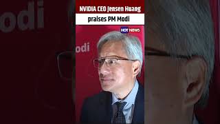 NVIDIA CEO Jensen Huang praises PM Modi calls him an ‘incredible student [upl. by Nodlehs897]