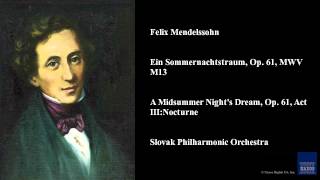 Felix Mendelssohn Ein Sommernachtstraum Op 61 MWV M13 [upl. by Edva]