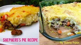 Shepherds Pie Recipe  By Victoria Paikin [upl. by Ahtamas]