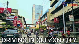 DRIVING IN QUEZON CITY  VACATION IN THE PHILIPPINES [upl. by Pharaoh]