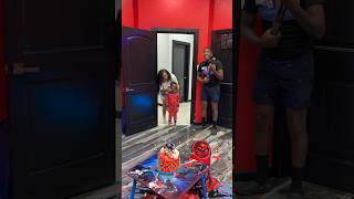 Surprising Mj With His New SpiderMan Room For His Birthday shorts [upl. by Island]