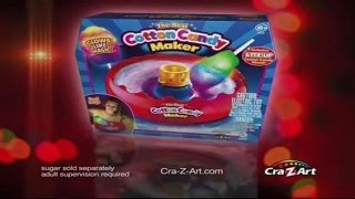 Toy Commercial 2014  CraZArt Cotton Candy Maker  Cool Glowing Real Cotton Candy Maker [upl. by Allez]