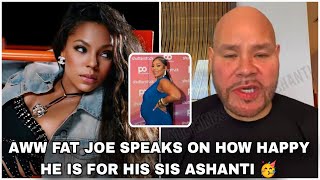 AWW FAT JOE SPEAKS ON HOW HAPPY HE IS FOR HIS SIS ASHANTI 🥳😍 [upl. by Aisaim]