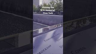 Visiting the 911 Memorial New York shorts viralshorts newyorkcityscape [upl. by Lavella]